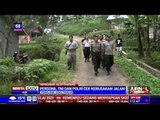 TNI dan Polri Cek Kerusakan Jalur Evakuasi Gunung Slamet