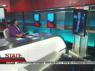 SONA - Sen. Miriam Defensor-Santiago, ipinagtanggol ang Reproductive Health Bill