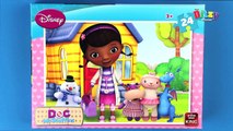PUZZLE FUN Jigsaw making with Disneys Doc McStuffins & Peppa Pig by DTSE The Ditzy Channel