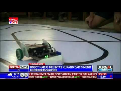 Puluhan Siswa SMP Ikuti Kontes Robot Line Follower