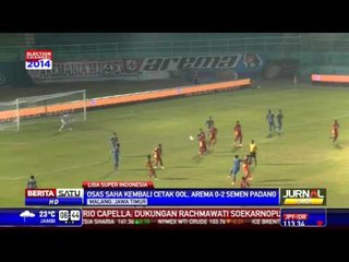 Semen Padang Tundukkan Arema 1-2