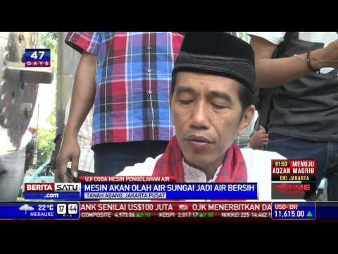 Pemprov DKI Uji Coba Mesin Pengolah Air Sungai