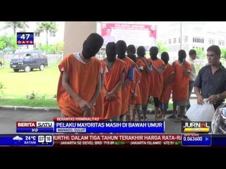 47 Pelaku Teror Panah Wayer di Manado Ditangkap