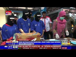BNN Musnahkan Ribuan Gram Sabu dan Heroin