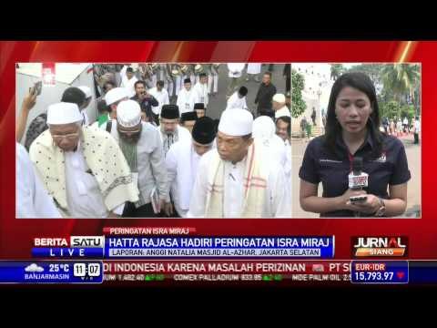 Hatta Radjasa Tiba Lebih Awal di Masjid Al Azhar
