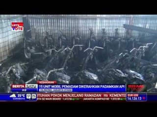 Gudang Berisi 400 Sepeda Motor Ludes Terbakar