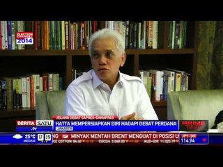 Jelang Debat Perdana, Hatta Persiapkan Diri di Perpustakaan