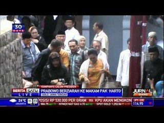 Prabowo dan Mantan Istri Ziarah ke Makam Soeharto