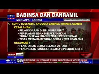 Anggota Babinsa dan Danramil Gambir Dikenai Sanksi