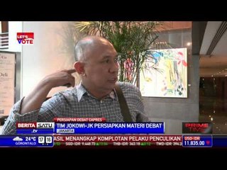 Tim Jokowi-JK Gelar Pertemuan Persiapan Debat Perdana