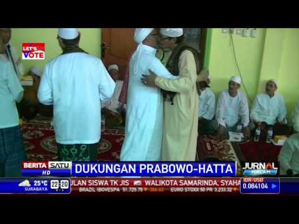 Habib dan Ulama Jatim Dukung Prabowo-Hatta