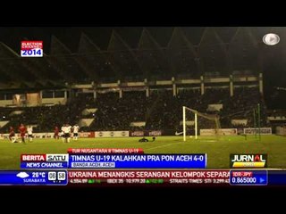 Timnas U-19 Tekuk Pra Pon Aceh 4-0