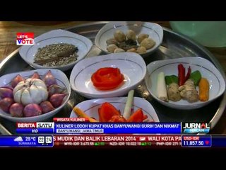 Lodoh Kupat, Menu Khas Suku Using