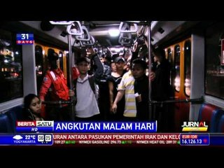 Menikmati Lengang Transjakarta Dini Hari