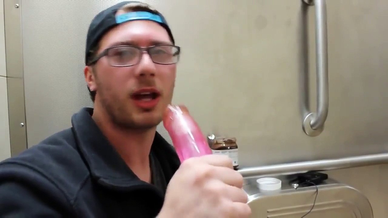 I Dropped My Dirty Dildo! - Funny Prank in The Bathroom