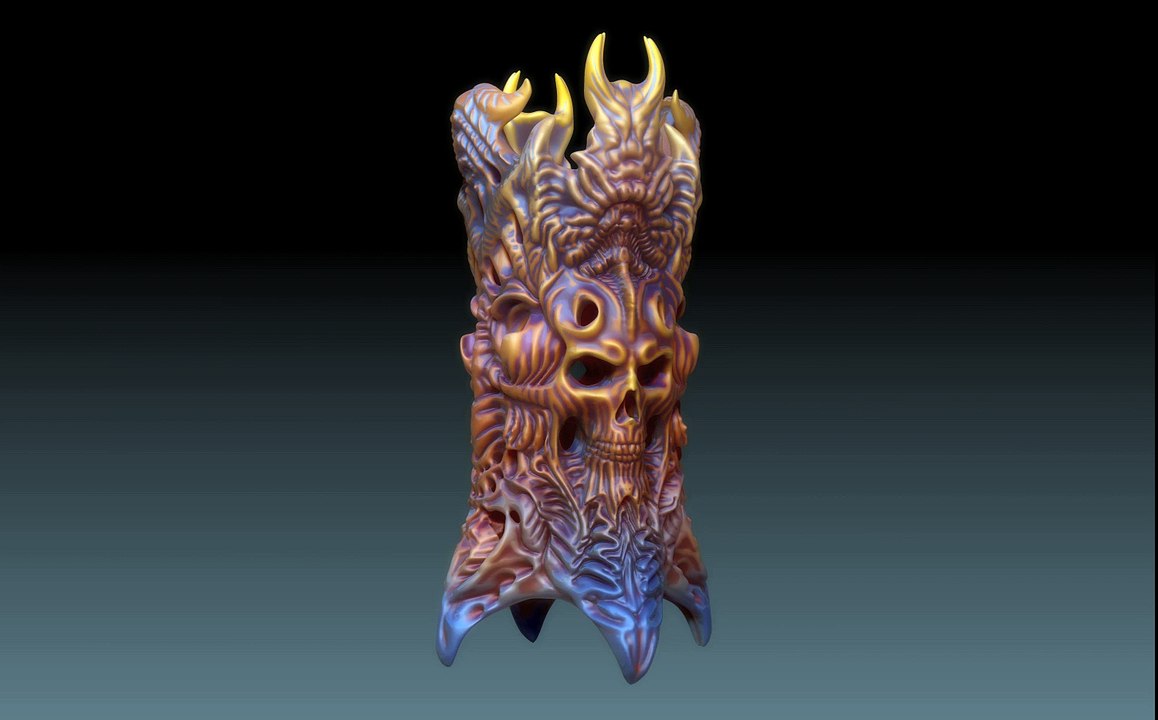 Crucible Free 3D Printable Sculpture by Marco Valenzuela