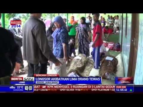 Sembilan Warga Kampung Neglasari Bogor Tertimbun Longsor