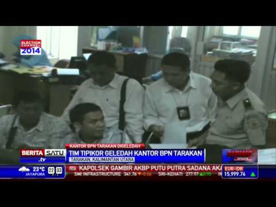 Kantor BPN Tarakan Digeledah