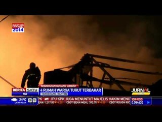 Empat Rumah Hangus Akibat Kebakaran Gudang Limbah