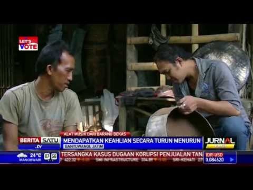 Di Banyuwangi, Tong Bekas Disulap Menjadi Gong
