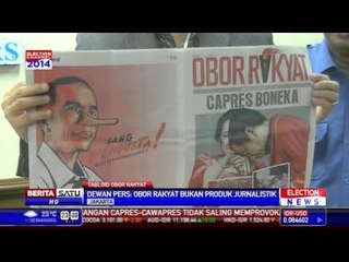 Dewan Pers: Obor Rakyat Bukan Produk Jurnalistik