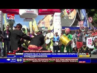 Silat dan Gandang Tasa Hiburan Etape 4 TdS