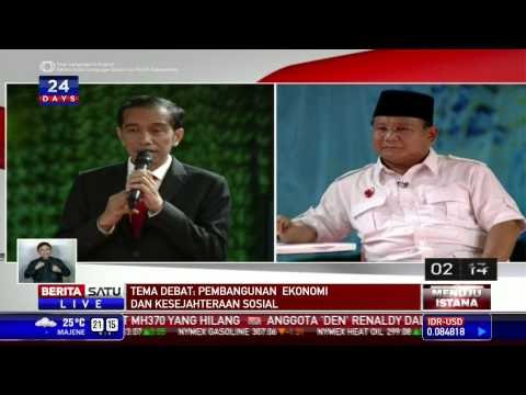 Debat Capres 2014: Tanya Jawab Prabowo vs Jokowi #1