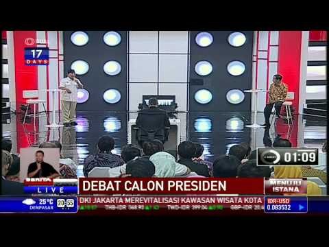 Debat Capres 2014: Tanya Jawab Jokowi dan Prabowo #1