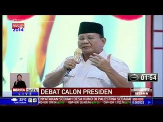Debat Capres 2014: Tanya Jawab Jokowi dan Prabowo #3