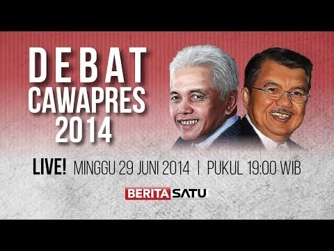 BeritasatuTV: Debat Ke-4 (Cawapres) Pilpres 2014