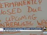 Minimum wage causing issues for businesses in Flagstaff