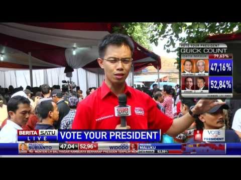 Jokowi-JK Berkumpul di Rumah Megawati Pantau Quick Count