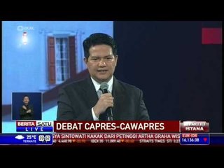 Sambutan Ketua KPU Jelang Debat