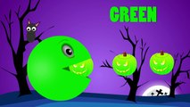 Learn colors with Pacman Halloween. Best fun Learning Videos for Kids  Toddlers Nursery Children