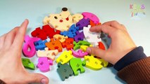 Rompecabezas Para Niños Puzzle for Children Jogo Video Aprendendo Inglês Learning Numbers English
