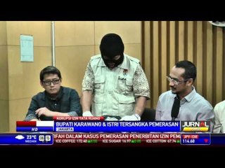 KPK Tetapkan Bupati Karawang dan Istri Tersangka Pemerasan
