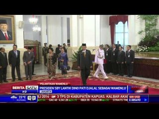 Presiden Lantik Dino Patti Djalal Sebagai Wamenlu