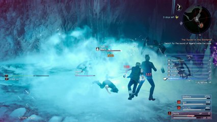 FINAL FANTASY XV FIRST TIME PLAYTHROUGH PART 59 THE SWORD IN THE WATERFALL