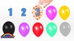 LEARN NUMBERS 1-10 FOR KIDS CHILDREN TODDLERS   NUMBERS COUNTING TO 10 WITH BALLOONS ANIMATION