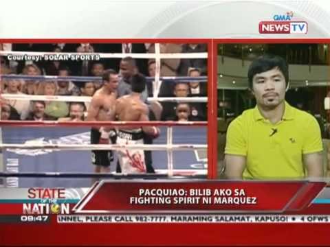 SONA Interviews - Manny Pacquiao on Manuel Marquez bout