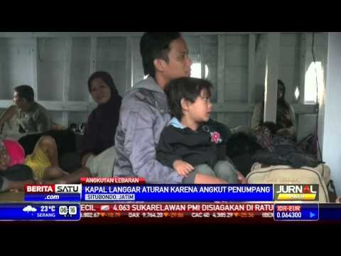 Kapal Barang Angkut Pemudik Ditahan