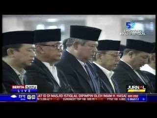 SBY-Boediono Shalat Ied di Masjid Istiqlal