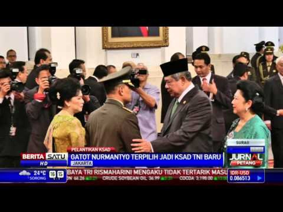 Presiden SBY Lantik Kasad Baru