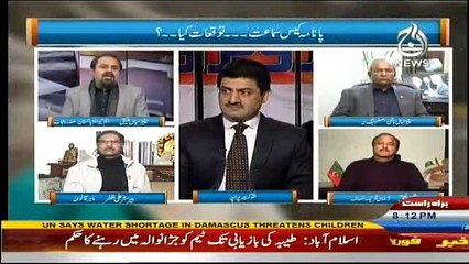 Mian ATeeq With Shoukat Paracha On Aaj News  6th January 2016