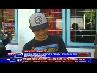 Uang Berstempel Prabowo Beredar di Temanggung