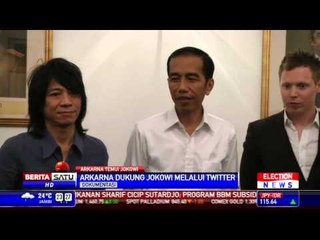 Gitaris Arkarna Beri Ucapan Selamat ke Jokowi