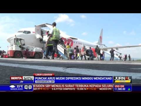Penumpang Arus Balik Mulai Padati Bandara Adi Sucipto Yogyakarta