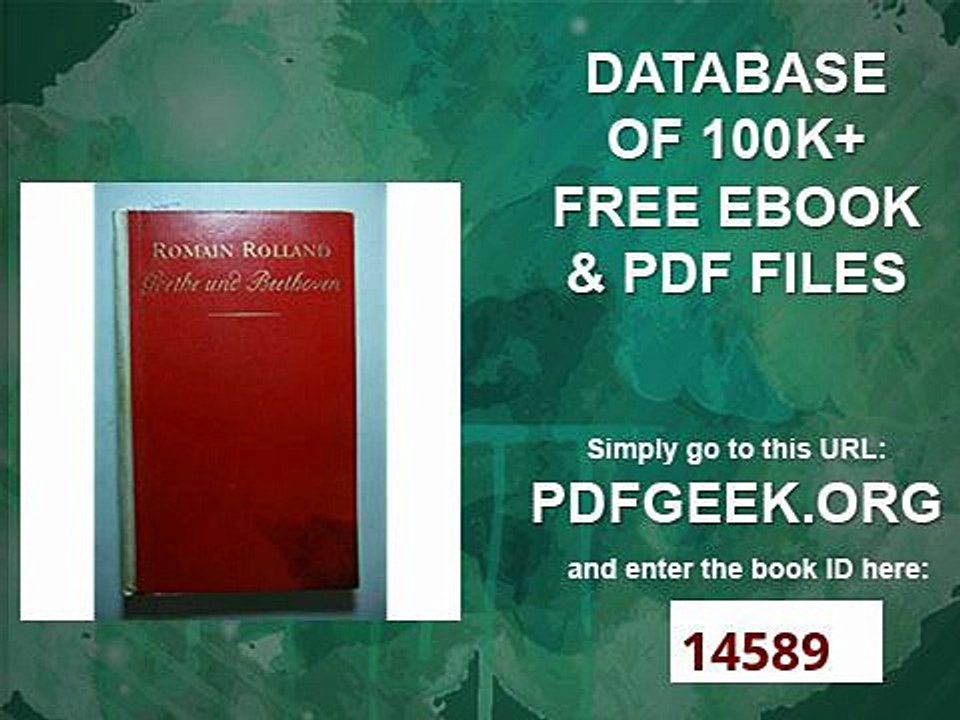 Goethe und Beethoven.