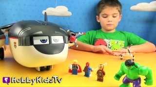 New Disney BIG Cabbie Carrier PLANES Fire Rescue! Box Open Review   Play by HobbyKidsTV