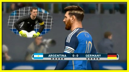 Argentina vs Germany | Penalty Shootout | PES 2017 Gameplay PC